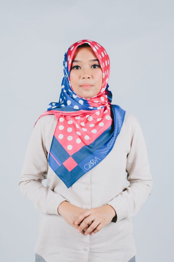 Qissda Printed: POLKA - Polo Red